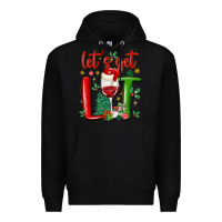 Black let's get lit Premium Hoodie - MaliasSmallBusiness
