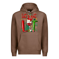 Chestnut let's get lit Premium Hoodie - MaliasSmallBusiness