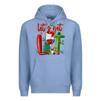 Colony Blue let's get lit Premium Hoodie - MaliasSmallBusiness