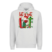 Dove Grey let's get lit Premium Hoodie - MaliasSmallBusiness