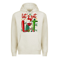 Oatmeal Heather let's get lit Premium Hoodie - MaliasSmallBusiness