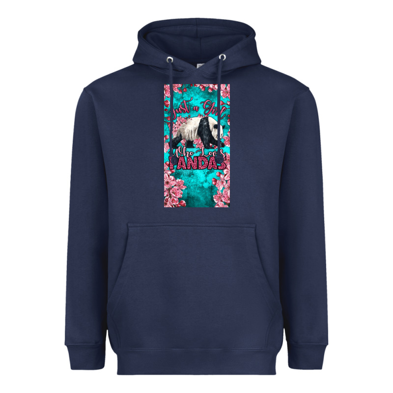 Just A Girl Who Loves Pandas Heavyweight Hoodie by LillyAllenDesigns | Teevron