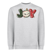 Heather Grey joy to the world Heavyweight Sweatshirt - MaliasSmallBusiness