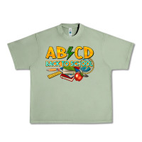 Oil Green abcd back to school Urban Heavy Tee - texasbilliewilder