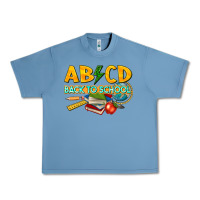 Pebble Blue abcd back to school Urban Heavy Tee - texasbilliewilder