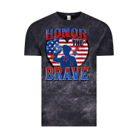 Cloud Black honor the brave Vintage Tee - Zillion Design Studio