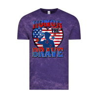 Cloud Purple honor the brave Vintage Tee - Zillion Design Studio