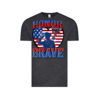 Vintage Black honor the brave Vintage Tee - Zillion Design Studio