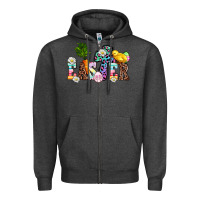 Charcoal Heather easter Zipper Hoodie - AdoDesignShop