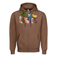 Chestnut easter Zipper Hoodie - AdoDesignShop