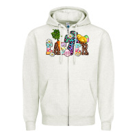 Oatmeal Heather easter Zipper Hoodie - AdoDesignShop