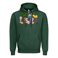 Sports Green easter Zipper Hoodie - AdoDesignShop