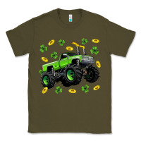 Army Green Monster truck st patricks day Classic Tee - Neo Western