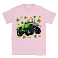 Bubblegum Pink Monster truck st patricks day Classic Tee - Neo Western