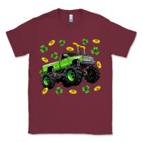Burgundy Monster truck st patricks day Classic Tee - Neo Western