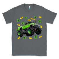 Charcoal Heather Monster truck st patricks day Classic Tee - Neo Western