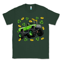 Sports Green Monster truck st patricks day Classic Tee - Neo Western