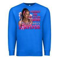 True Royal I fought for my life and i won afro woman Premium Sweatshirt - NancyCooperArtShop