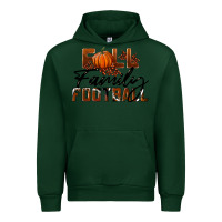 Forest Green Fall Family Football Urban Hoodie - LillyAllenDesigns