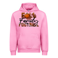 Fuchsia Pink Fall Family Football Urban Hoodie - LillyAllenDesigns