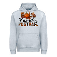 Heather Grey Fall Family Football Urban Hoodie - LillyAllenDesigns
