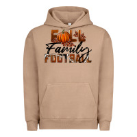 Pigment Burro Fall Family Football Urban Hoodie - LillyAllenDesigns