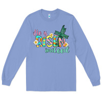 Colony Blue He is risen indeed Easter Long Sleeve Tee - CowGirlArtShop