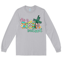 Moon Dust He is risen indeed Easter Long Sleeve Tee - CowGirlArtShop