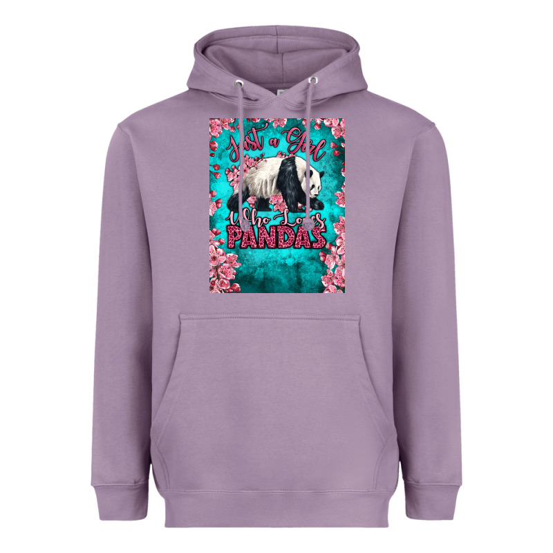 Just A Girl Who Loves Pandas Heavyweight Hoodie by LillyAllenDesigns | Teevron