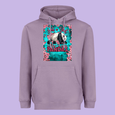 Just A Girl Who Loves Pandas Heavyweight Hoodie Designed By Lillyallendesigns