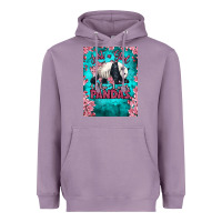 Lavender just a girl who loves pandas Heavyweight Hoodie - LillyAllenDesigns