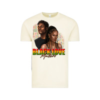 Afro Black Love Matters Vintage Tee | Teevron