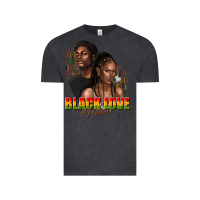 Vintage Black afro black love matters Vintage Tee - texasbilliewilder