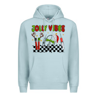 Blue Mist jolly vibes Premium Hoodie - MaliasSmallBusiness