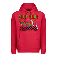 Cardinal jolly vibes Premium Hoodie - MaliasSmallBusiness