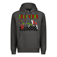 Charcoal Heather jolly vibes Premium Hoodie - MaliasSmallBusiness