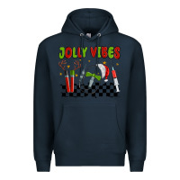 Navy jolly vibes Premium Hoodie - MaliasSmallBusiness