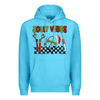 Ocean Blue jolly vibes Premium Hoodie - MaliasSmallBusiness