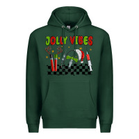 Sports Green jolly vibes Premium Hoodie - MaliasSmallBusiness
