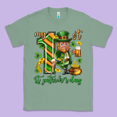My 1 St St. Patricks Day Classic Tee Designed By Neo Western