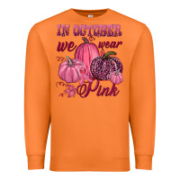 Carrot In october we wear pink Premium Sweatshirt - NancyCooperArtShop
