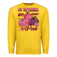 Lemon In october we wear pink Premium Sweatshirt - NancyCooperArtShop