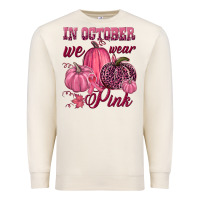 Sandshell In october we wear pink Premium Sweatshirt - NancyCooperArtShop