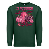 Sports Green In october we wear pink Premium Sweatshirt - NancyCooperArtShop