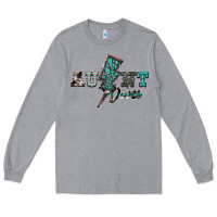 Heather Grey aunt vibes Long Sleeve Tee - SublimationCraftShop