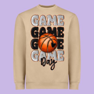 Heavyweight Sweatshirt game day basketball bal