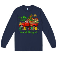 Navy its the most wonderful time of the year Long Sleeve Tee - AdoDesignShop