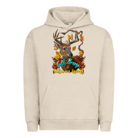 Pigment French Oak Fall Breeze And Autumn Leaves Deer Urban Hoodie - LillyAllenDesigns