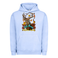 Pigment Grape Ice Fall Breeze And Autumn Leaves Deer Urban Hoodie - LillyAllenDesigns