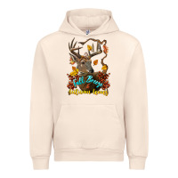Sandshell Fall Breeze And Autumn Leaves Deer Urban Hoodie - LillyAllenDesigns